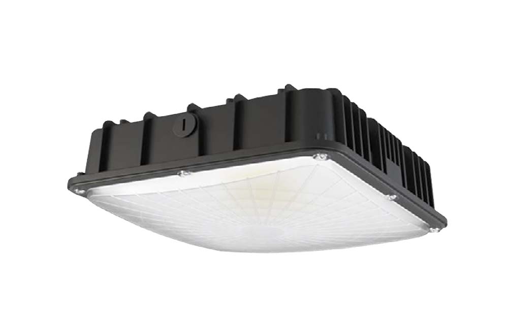 CPS - Efficient LED canopy light with selectable output and CCT